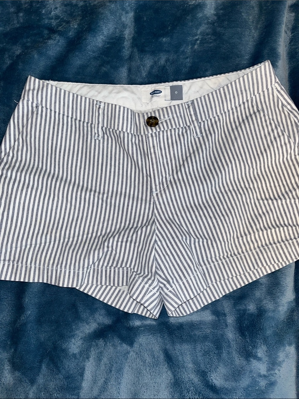 Old Navy Striped Women’s Shorts - Blue and White